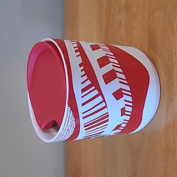 STARBUCKS 2021 Limited Edition Holiday Christmas Ceramic Tumbler Mug with Lid - Picture 2 of 11